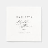 エレガントクラシック書道ブライダルシャワー スタンダードカクテルナプキン (正面)