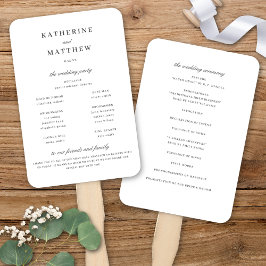 エレガントクラシック白結婚式 ハンドファン