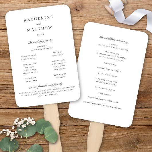 エレガントクラシック白結婚式 ハンドファン