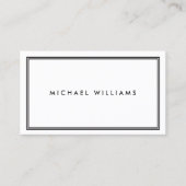 エレガントクラシック白 名刺 (正面)