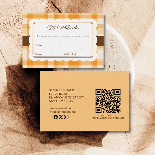 エレガントクラシック秋の格子模様ギフト