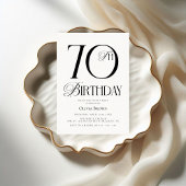 エレガントクラシック第70期誕生日パーティー 招待状