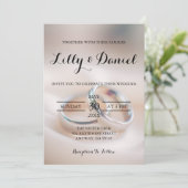 エレガントクラシック結婚の招待 招待状 (スタンド正面)