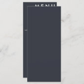 エレガントクラシック結婚メニュー メニュー (正面/裏面)