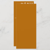 エレガントクラシック結婚メニュー メニュー (正面/裏面)