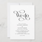 エレガントクラシック結婚式招待状 招待状 (正面)