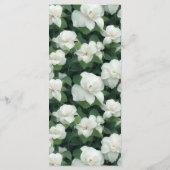 エレガントクラシック緑植物白フローラ メニュー (裏面)