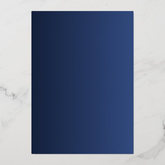 エレガントクラシック金ゴールド結婚式招待状 箔招待状 (裏面)