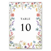 エレガントクラシック開花結婚ズ テーブルナンバー (正面)