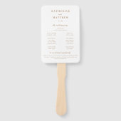 エレガントクラシック麦結婚の授賞式 ハンドファン (正面)