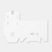 エレガントクラシック黒白お願い箱 フェイバーボックス (折り畳みなし)