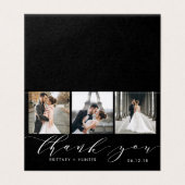 エレガントクラシック黒3枚フォトコラージュ (外部フラット)