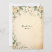 エレガントクラシック 招待状 (裏面)