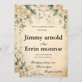 エレガントクラシック 招待状 (正面/裏面)