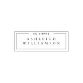 エレガントクラシックExライブラリ名前をカスタムする蔵書票 セルフインキングスタンプ (デザイン)