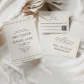 エレガントクラシックLuxuryヴィンテージ写真結婚の 招待状