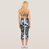 エレガントクラシックTie & Dye Leaf カプリレギンス (裏面)