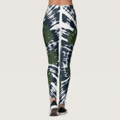 エレガントクラシックTie & Dye Leaf レギンス (裏面)