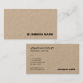 エレガントクラ実在フト紙モダンテンプレート 名刺 (正面/裏面)