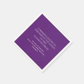 エレガントクリスチャン・クイーンズプラチナジュビリー紙 スタンダードカクテルナプキン (角)