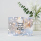 エレガントクリスマスと新年 | ポストカード (スタンド正面)