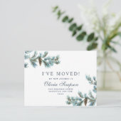 エレガントクリスマスのピンコーンの動き発表 ポストカード (スタンド正面)