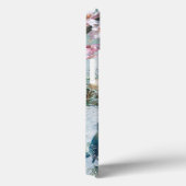 エレガントクリスマスのブルーバードと音楽コラージュ Case-Mate iPhoneケース (裏面 / 右)