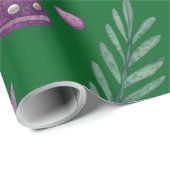 エレガントクリスマスのラッピング紙 – パープルベル&イベント ラッピングペーパー (ロールコーナー)