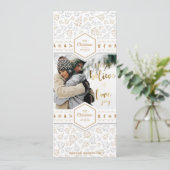 エレガントクリスマスのラブフォト シーズンカード (スタンド正面)