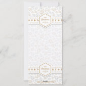 エレガントクリスマスのラブフォト シーズンカード (裏面)