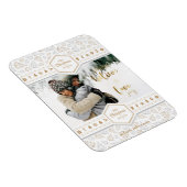 エレガントクリスマスのラブフォト マグネット (右側)