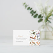 エレガントクリスマスの冬の詳細 エンクロージャーカード (スタンド正面)