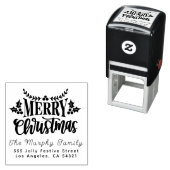 エレガントクリスマスの姓差出人住所 セルフインキングスタンプ (インサイチュ)