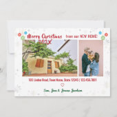 エレガントクリスマスの引っ越しました 案内状 (正面)