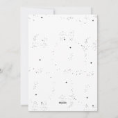 エレガントクリスマスの渦巻き写真 シーズンカード (裏面)