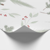 エレガントクリスマスの緑化の包装紙 ラッピングペーパー (角)