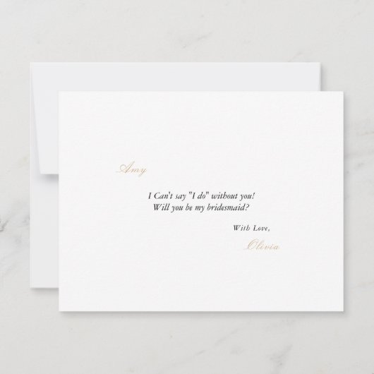 エレガントクリスマスの飾り付け付けカード セーブザデート (裏面)