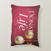 エレガントクリスマスを寄付 アクセントクッション (裏面(縦))