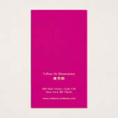 エレガントクリスマスイヤリング表示カード (裏面)