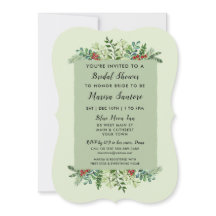 エレガントクリスマスウィンターホリデーブライダルシャワー