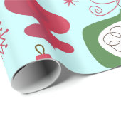 エレガントクリスマスオーナメントアートデコスタイル ラッピングペーパー (ロールコーナー)