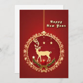 エレガントクリスマスオーナメント シーズンカード (正面/裏面)