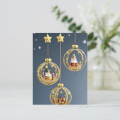 エレガントクリスマスオーナメント シーズンポストカード (スタンド正面)