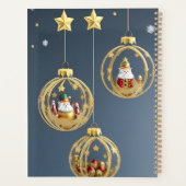 エレガントクリスマスオーナメント プランナー手帳 (裏面)