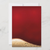 エレガントクリスマスカーきらめくド木の赤 シーズンカード (裏面)