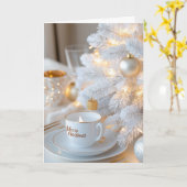 エレガントクリスマスカードの設定 カード (黄色い花)