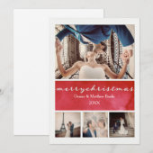 エレガントクリスマスカード 招待状 (正面/裏面)