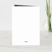 エレガントクリスマスカード 箔シーズンカード (裏面)