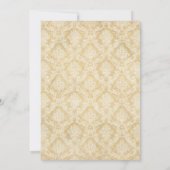 エレガントクリスマススクリプトディナー/パーティの招待状 招待状 (裏面)