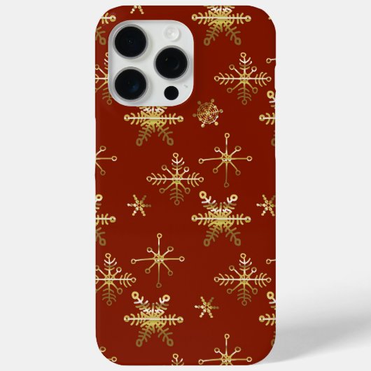 エレガントクリスマススター レッド Case-Mate iPhoneケース (裏面)